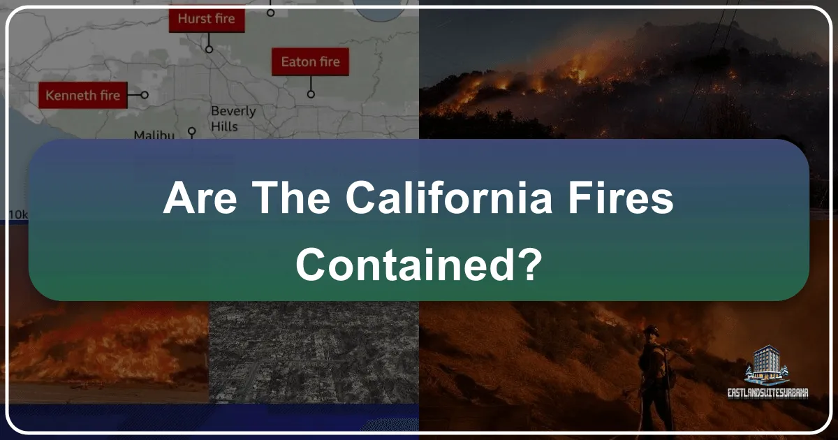 Are The California Fires Contained?