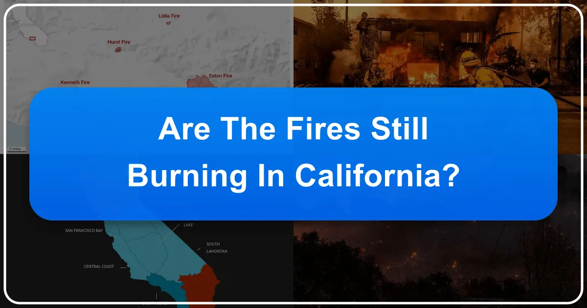 Are the Fires Still Burning in California?