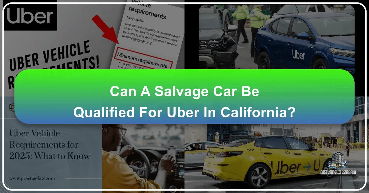 Can A Salvage Car Be Qualified For Uber In California?