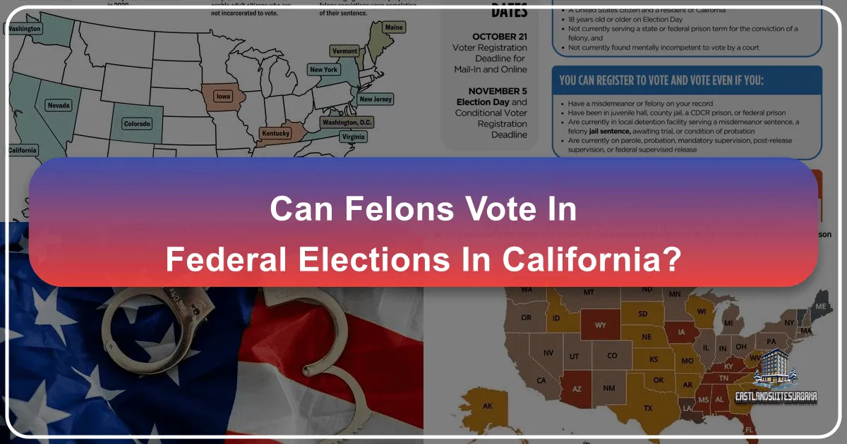 Can Felons Vote In Federal Elections In California?