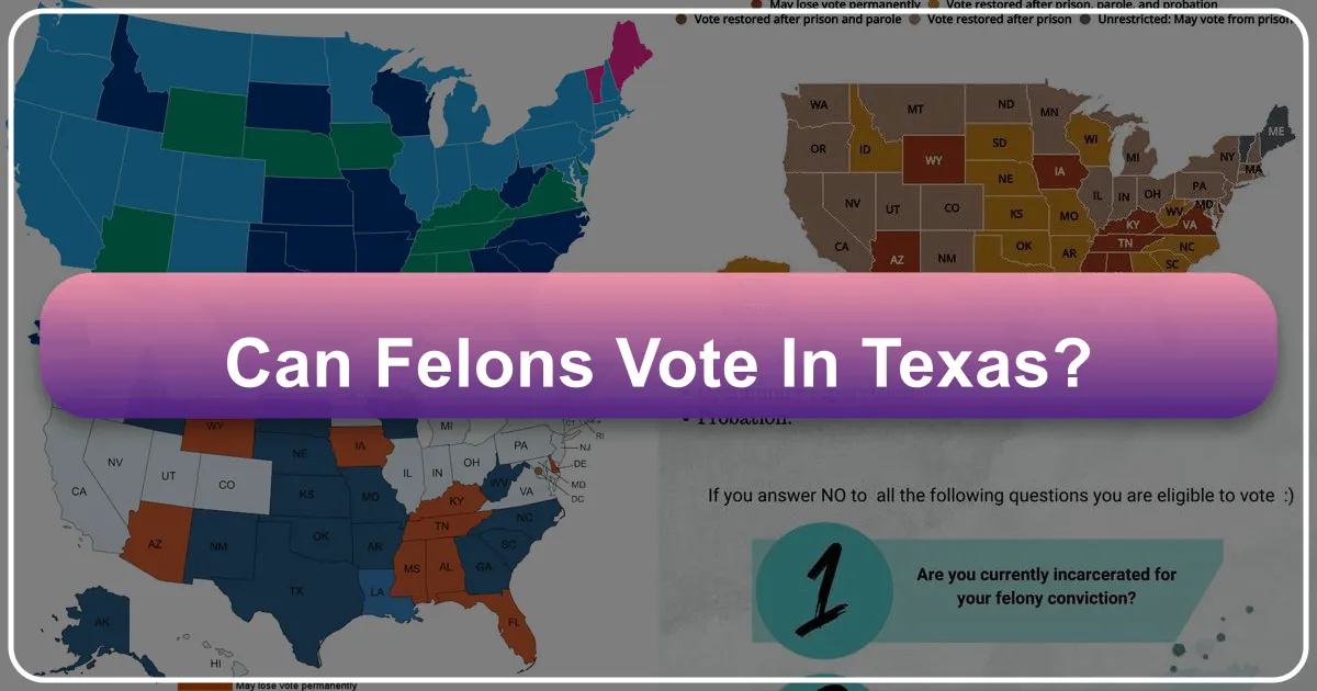 Can Felons Vote in Texas? Charting the Course to Civic Reintegration and a Renewed Lifestyle