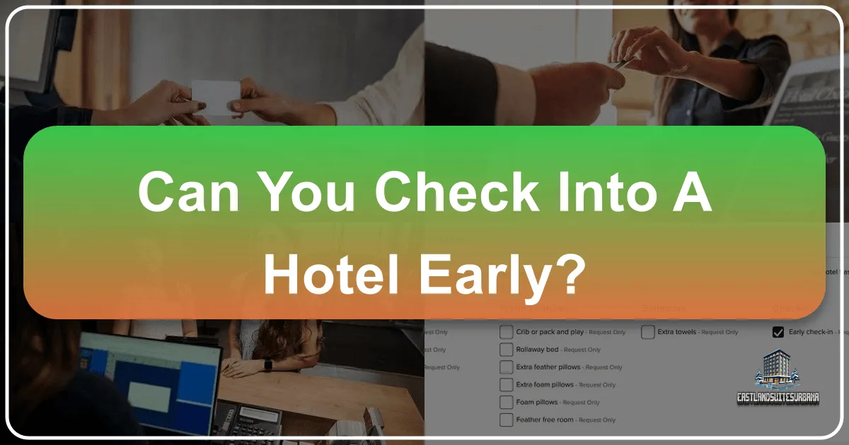 Can You Check Into a Hotel Early?