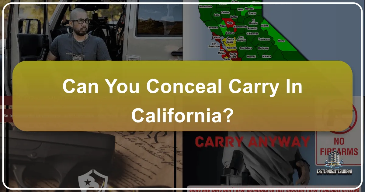 Can You Conceal Carry in California? Navigating the Golden State's Firearm Laws for Travelers and Residents
