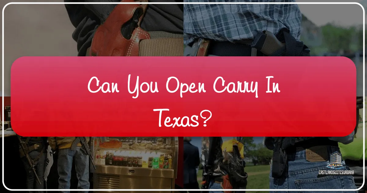 Can You Open Carry in Texas? A Comprehensive Guide for Travelers