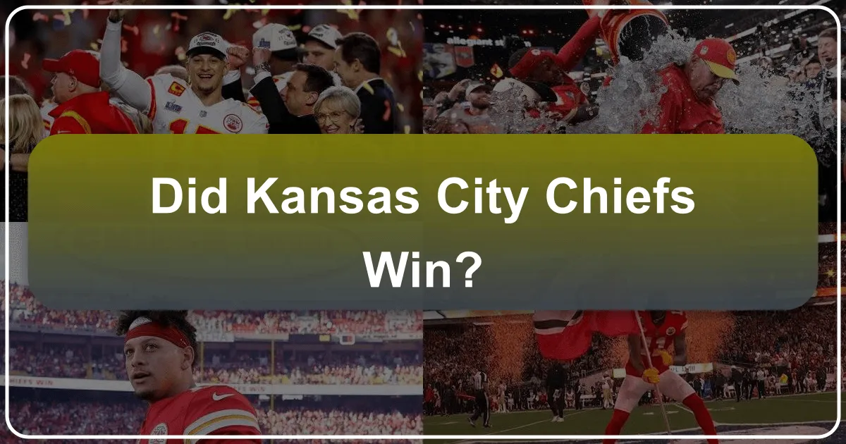 did kansas city chiefs win