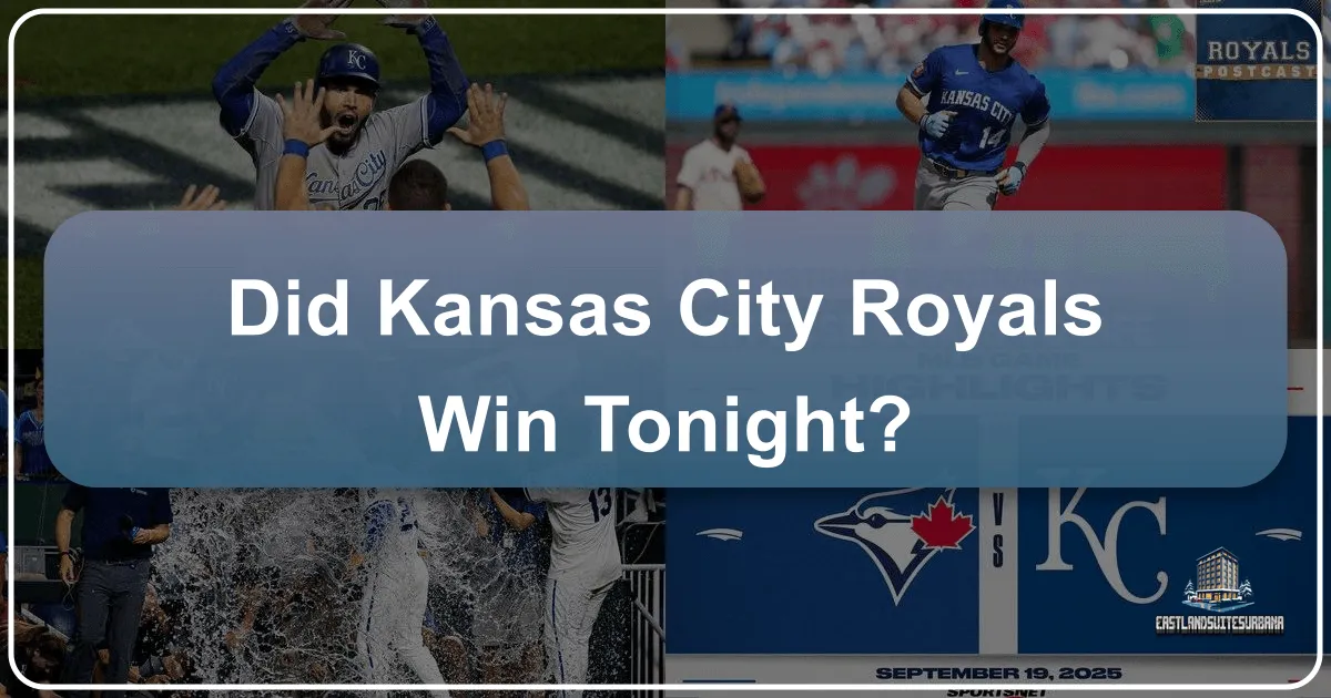 Did Kansas City Royals Win Tonight?