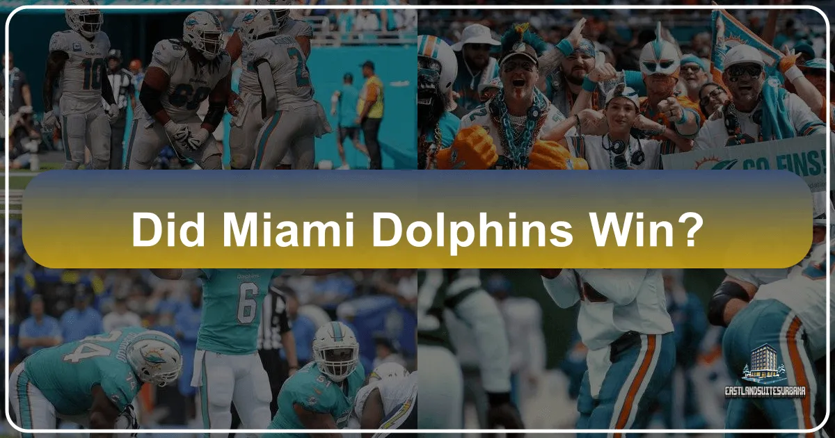 Did Miami Dolphins Win?