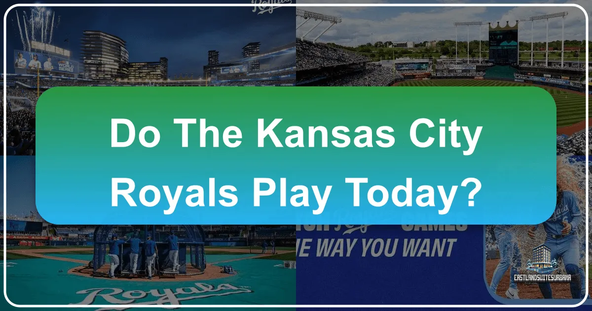 Do the Kansas City Royals Play Today? Unlocking Your Perfect Getaway to the Heart of the Midwest
