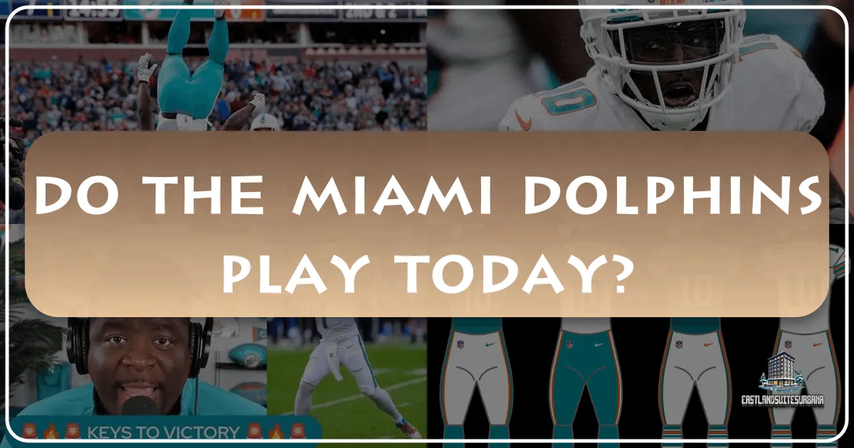 Do the Miami Dolphins Play Today