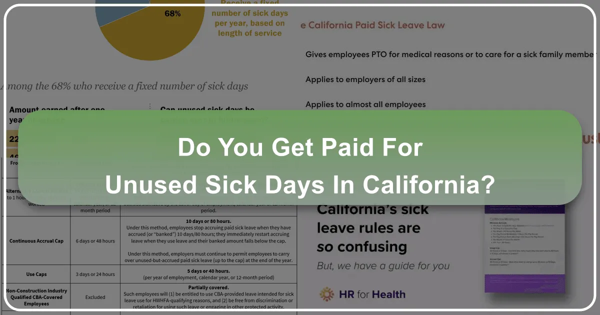 Navigating Unused Sick Days in California: A Guide for Travelers, Employers, and Lifestyle Planners