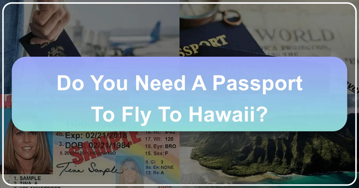 Do You Need a Passport to Fly to Hawaii?