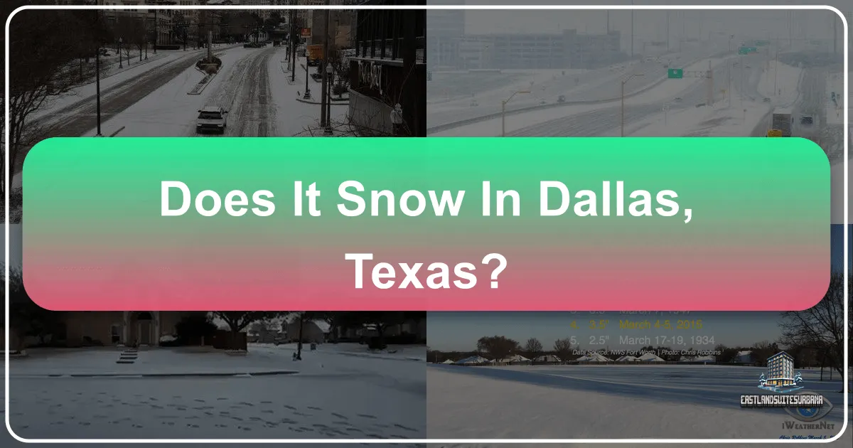 Does It Snow in Dallas, Texas? Unraveling Winter Weather and Travel in the Big D