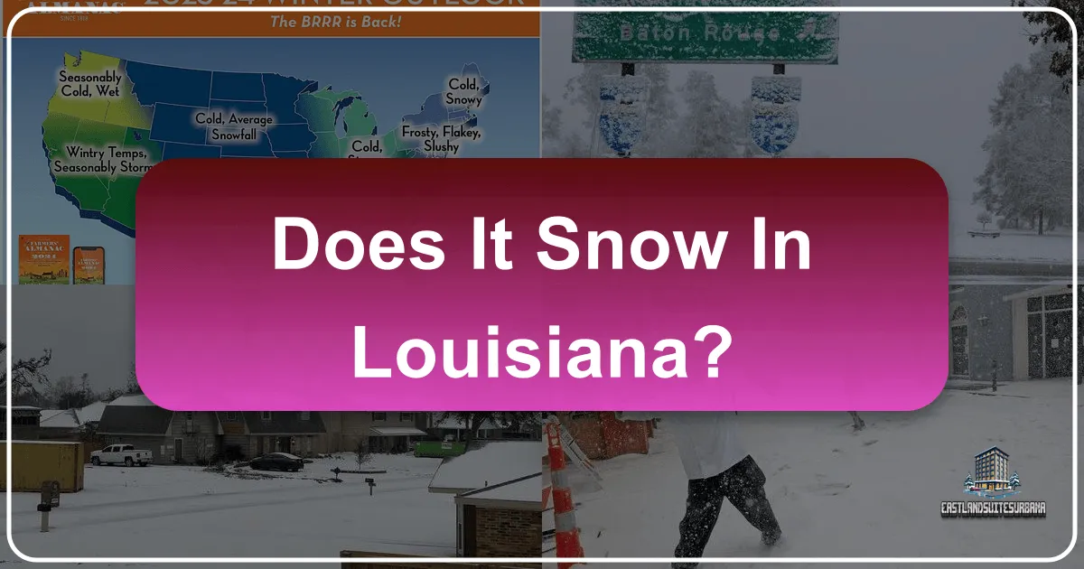 Does it Snow in Louisiana? Unpacking Winter's Rare Charm in the Pelican State