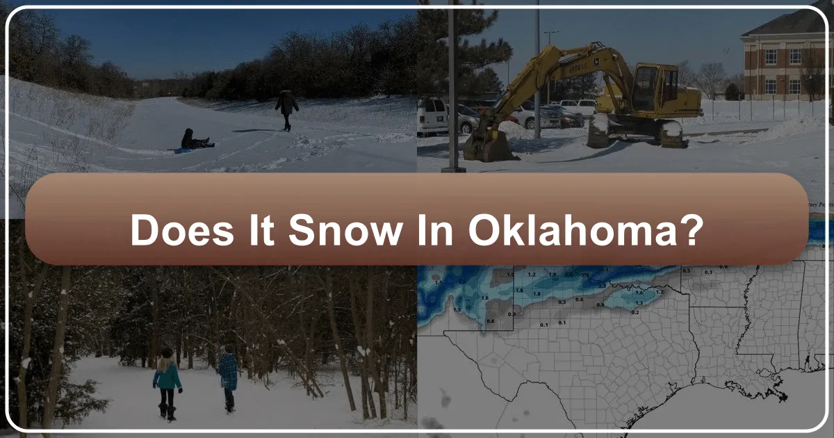 Does it Snow in Oklahoma?