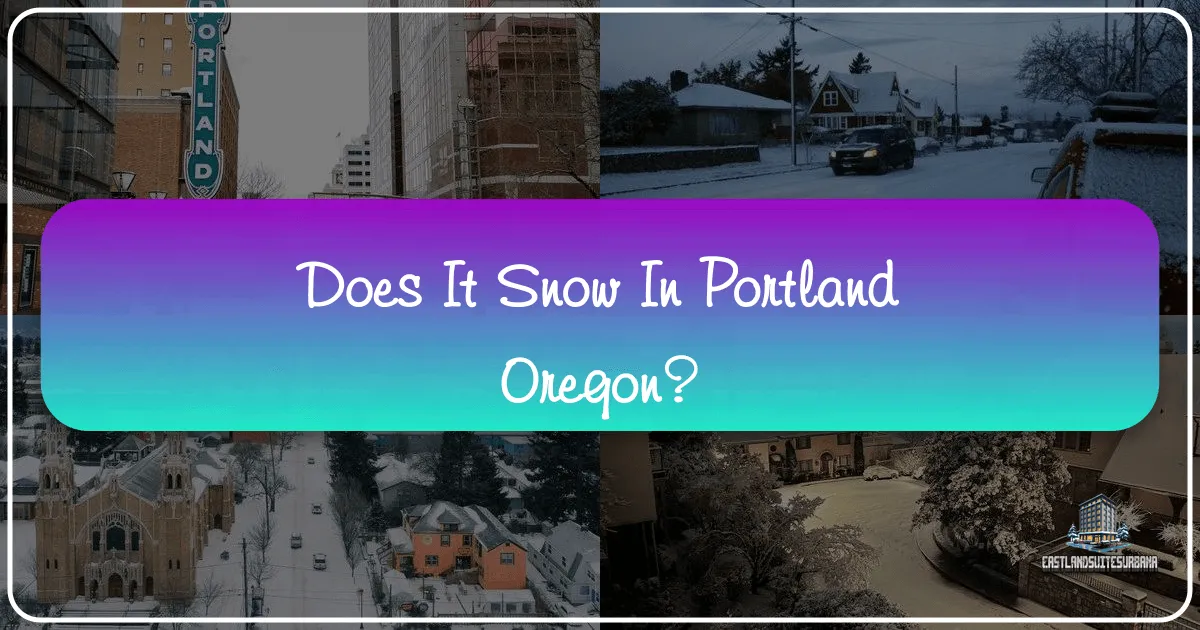 Does It Snow in Portland, Oregon?