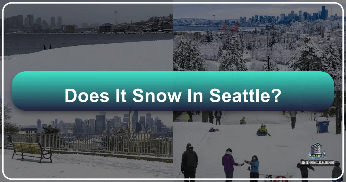 Does It Snow in Seattle? Unraveling the Emerald City's Winter Wonderland Myth