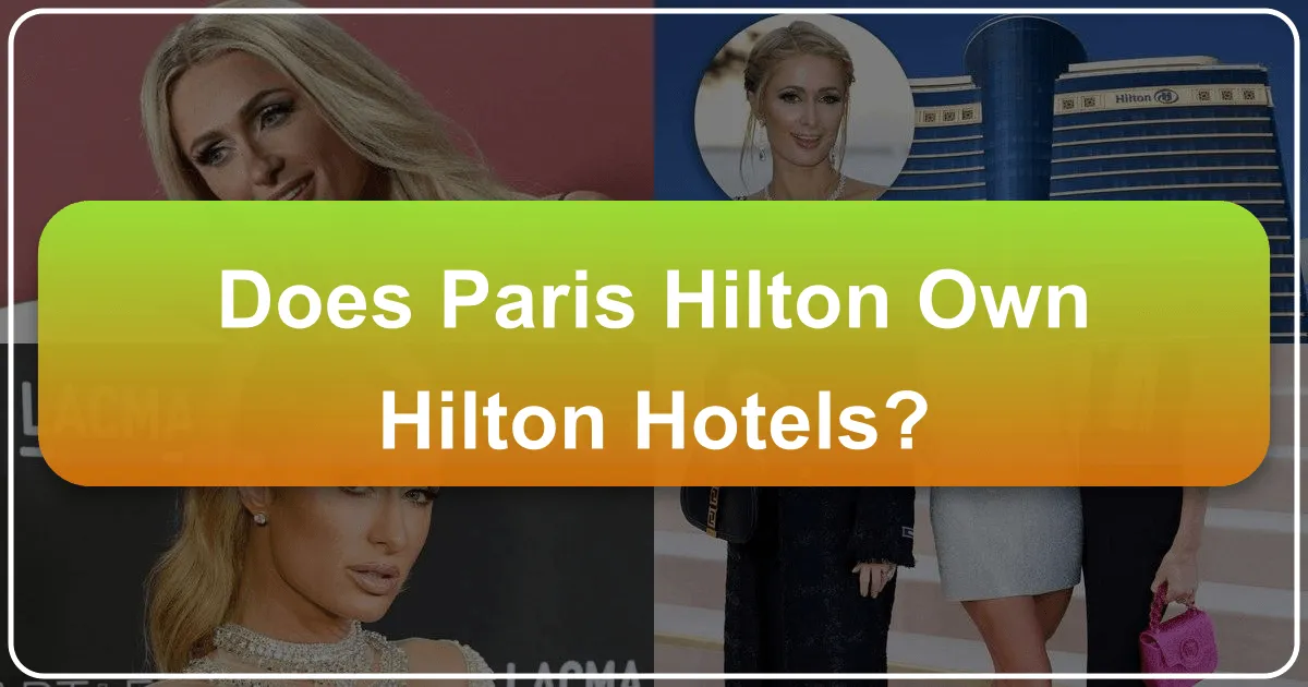 Does Paris Hilton Own Hilton Hotels?