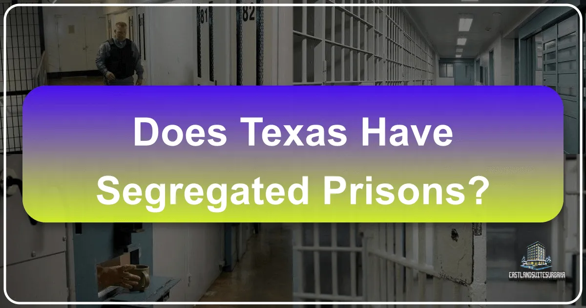 Does Texas Have Segregated Prisons?