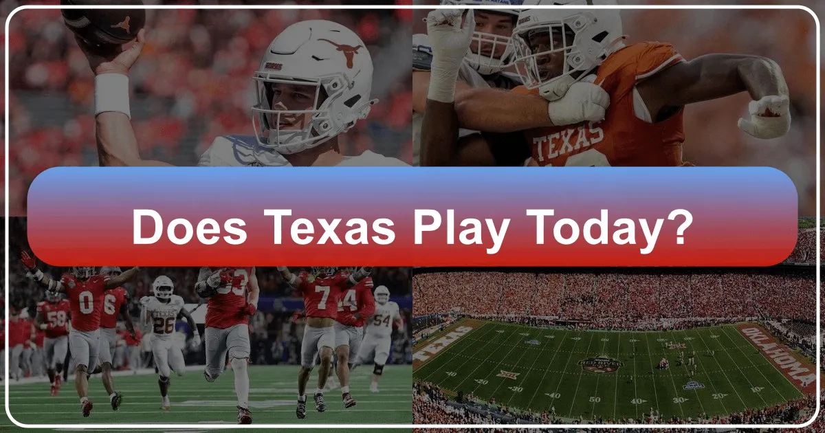 Is Texas Playing Host Today? A Traveler's Deep Dive into the Lone Star State