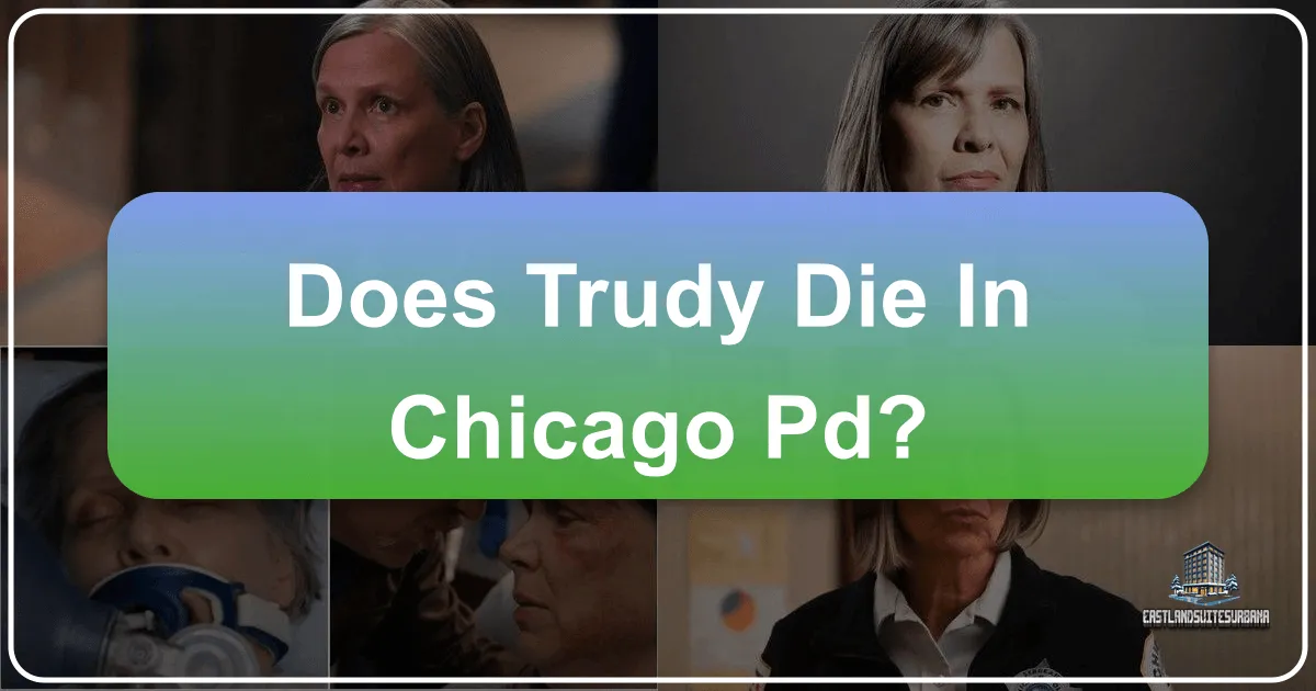 Does Trudy Die In Chicago Pd?