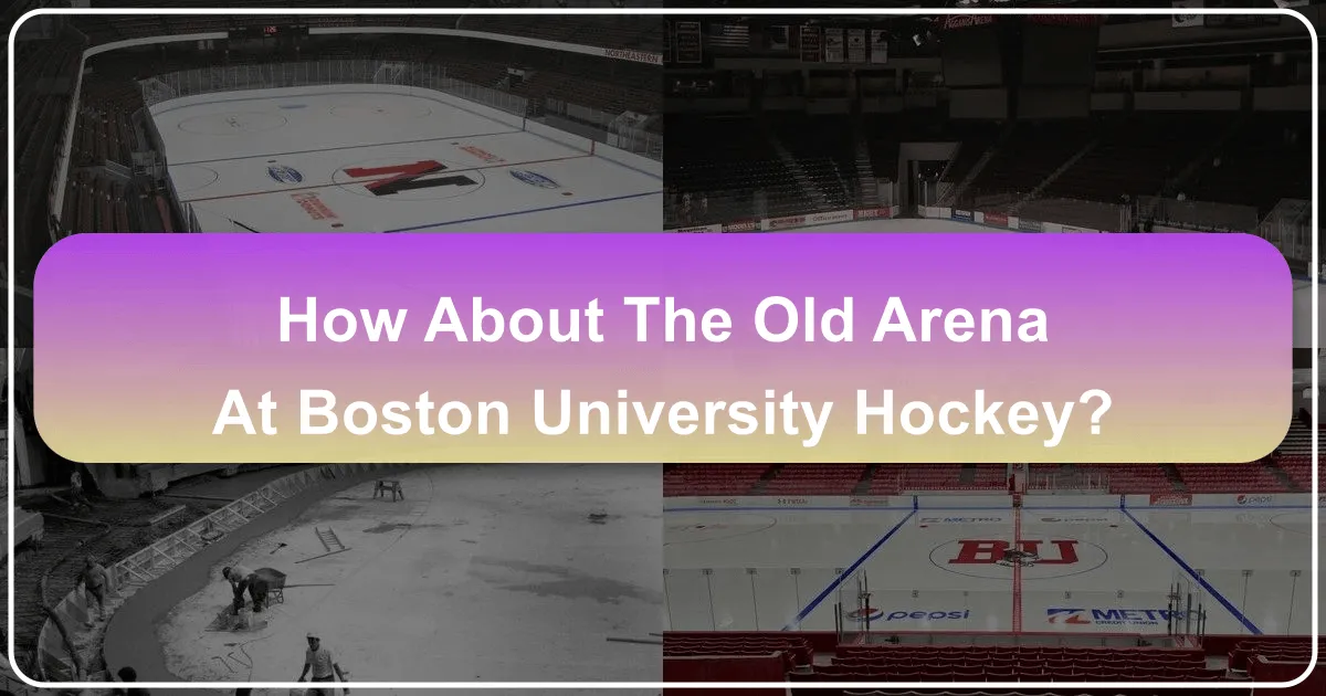 A Deep Dive into Boston University Hockey's Historic Home: The Walter Brown Arena