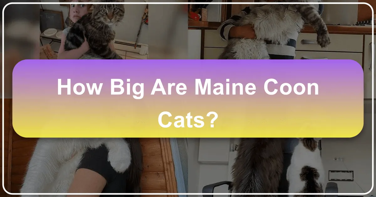 how big are maine coon cats