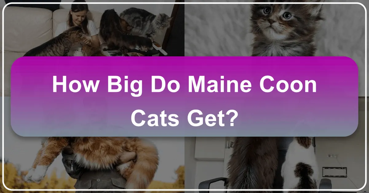 How Big Do Maine Coon Cats Get?