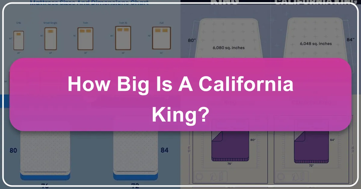 How Big is a California King