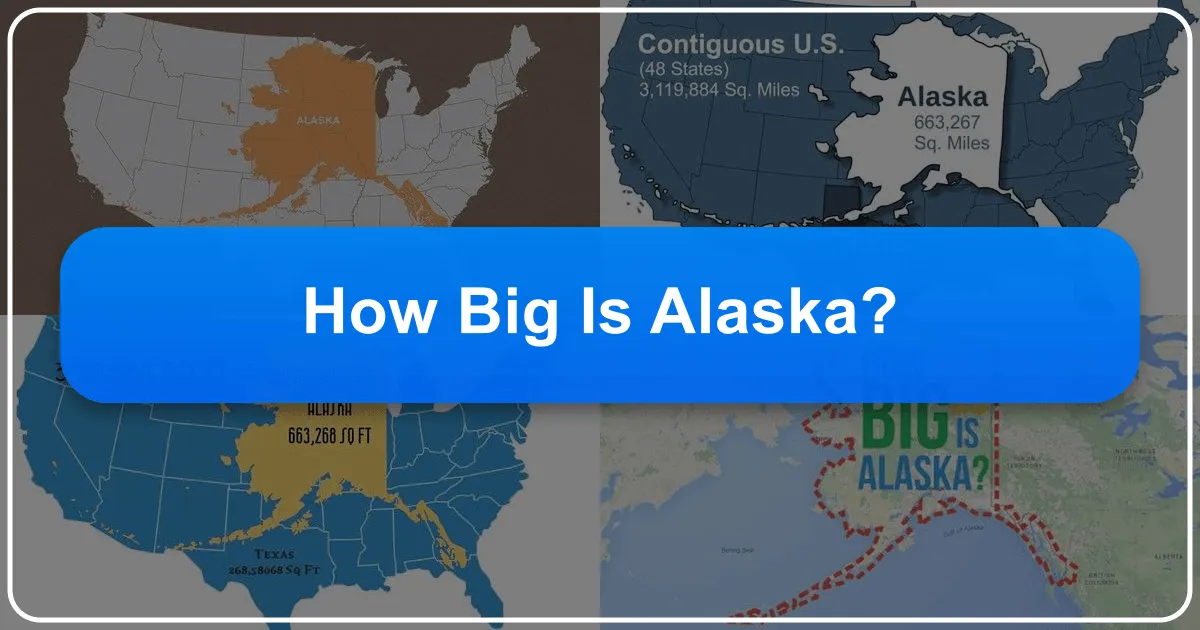 how big is alaska