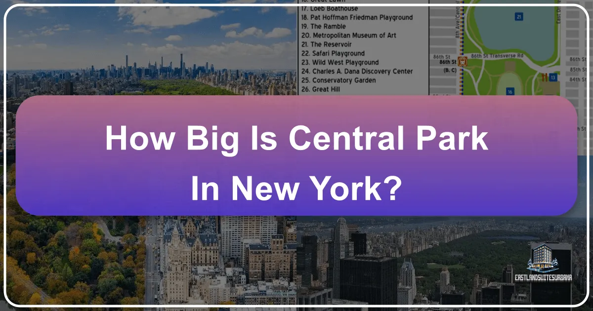 How Big Is Central Park In New York?