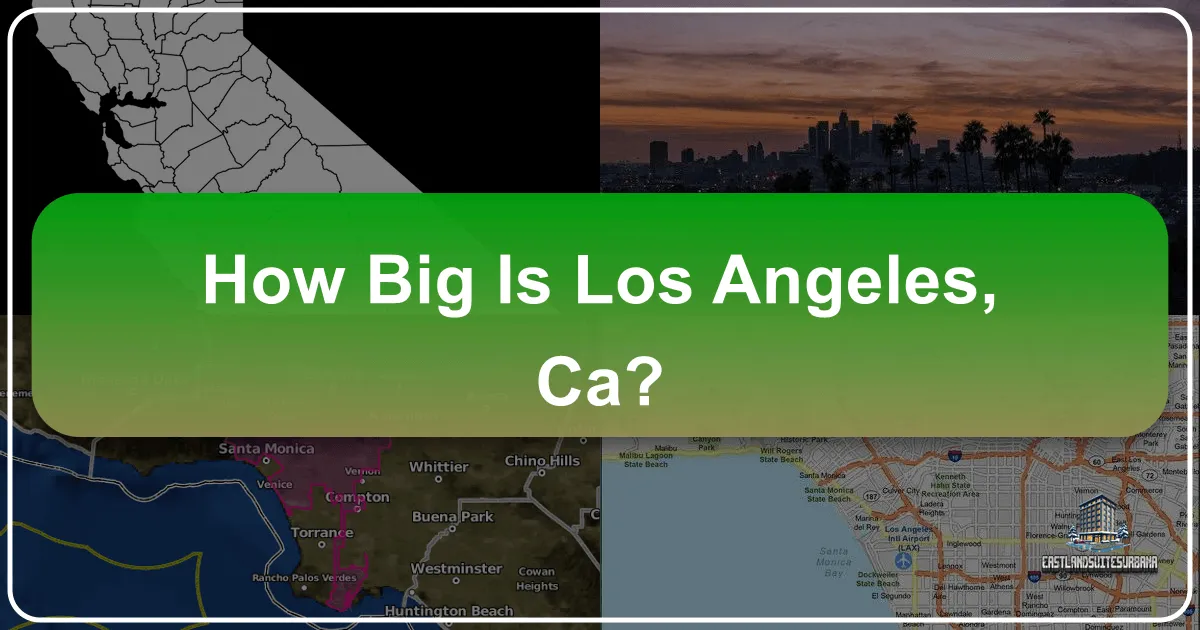 How Big Is Los Angeles, CA? Unveiling the Immense Scale of the City of Angels