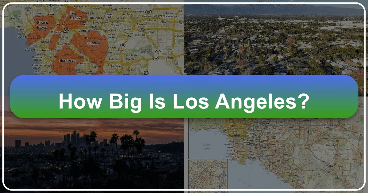 How Big is Los Angeles?
