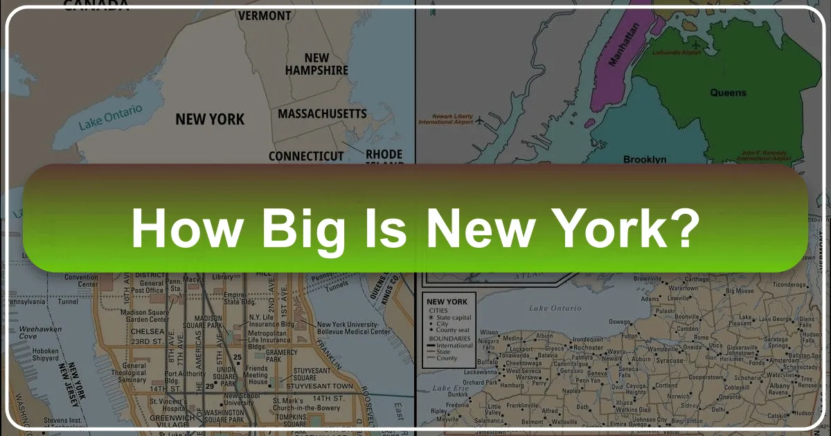 how big is new york