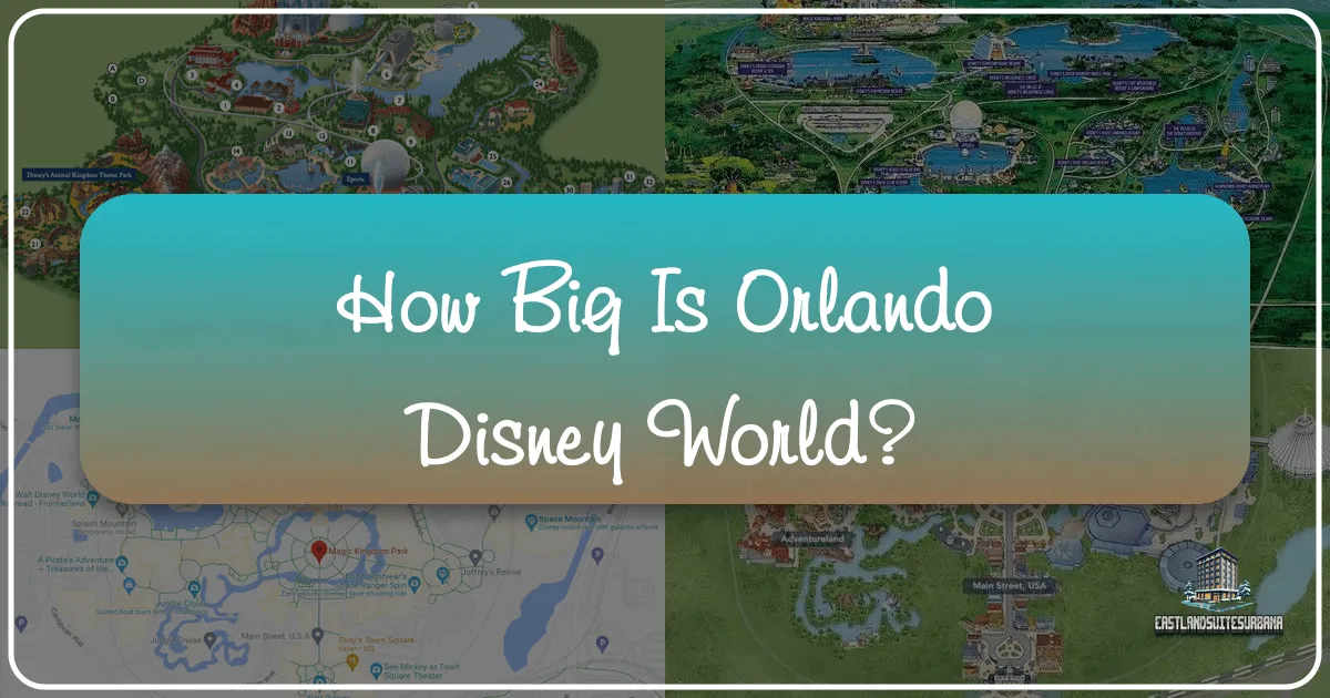 How Big Is Orlando Disney World?