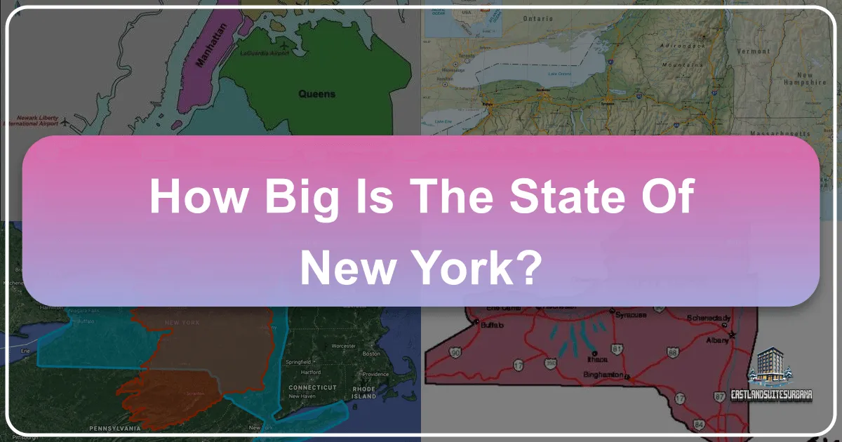 How Big Is The State Of New York?