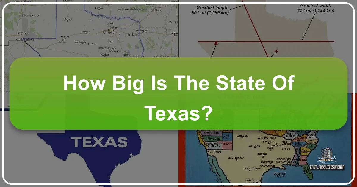 how big is the state of texas