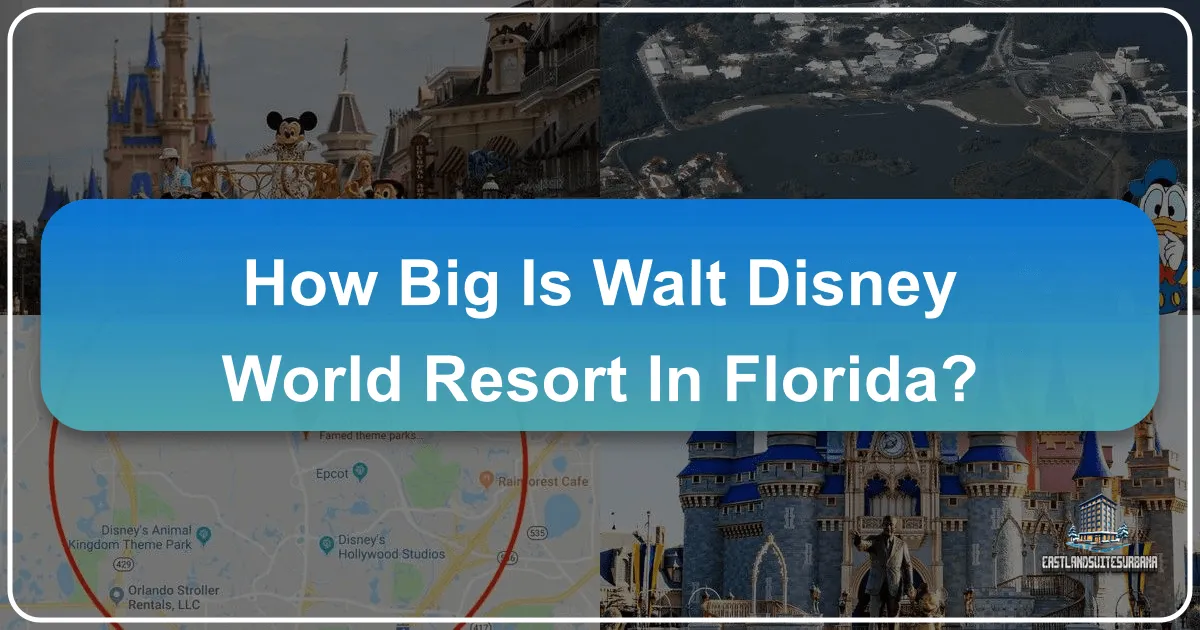 How Big is Walt Disney World Resort in Florida?