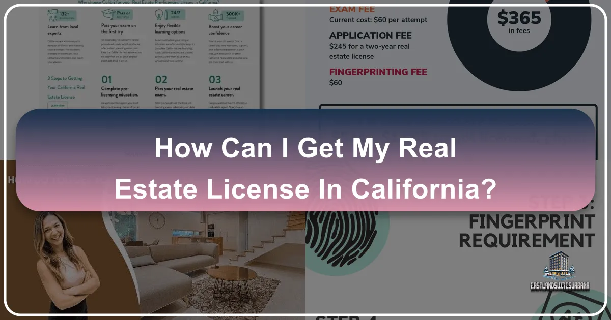 How Can I Get My Real Estate License In California?
