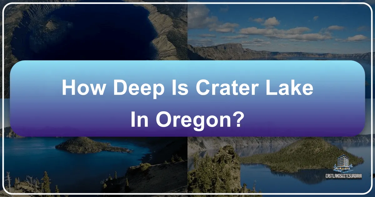 how deep is crater lake in oregon