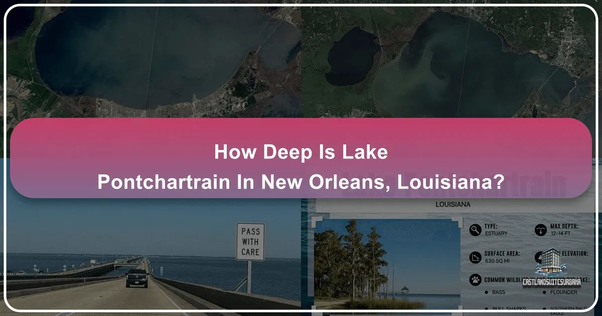 How Deep Is Lake Pontchartrain In New Orleans, Louisiana?
