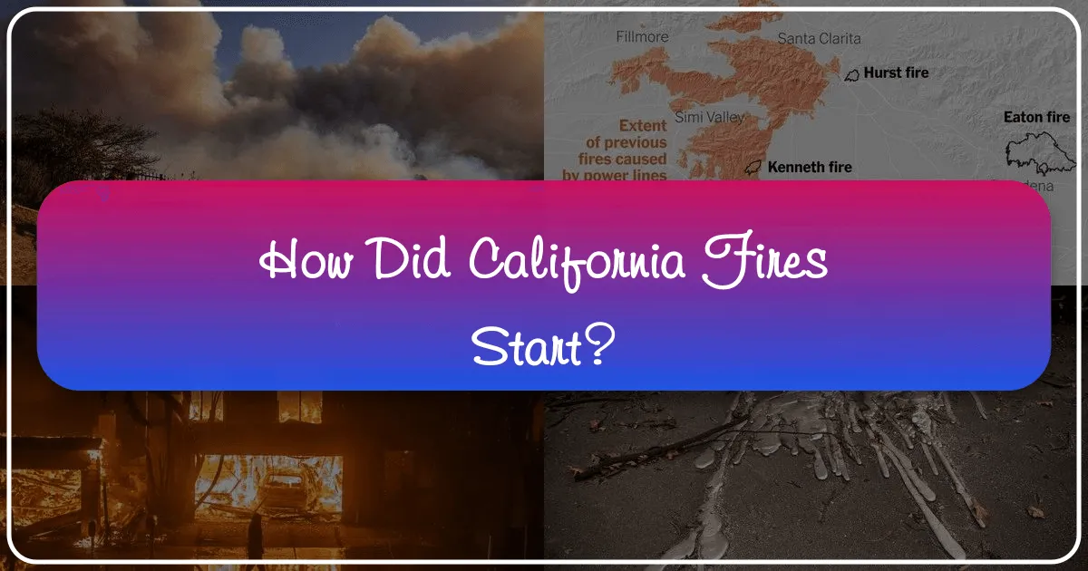 how did california fires start