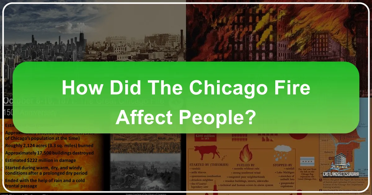 How Did the Chicago Fire Affect People?