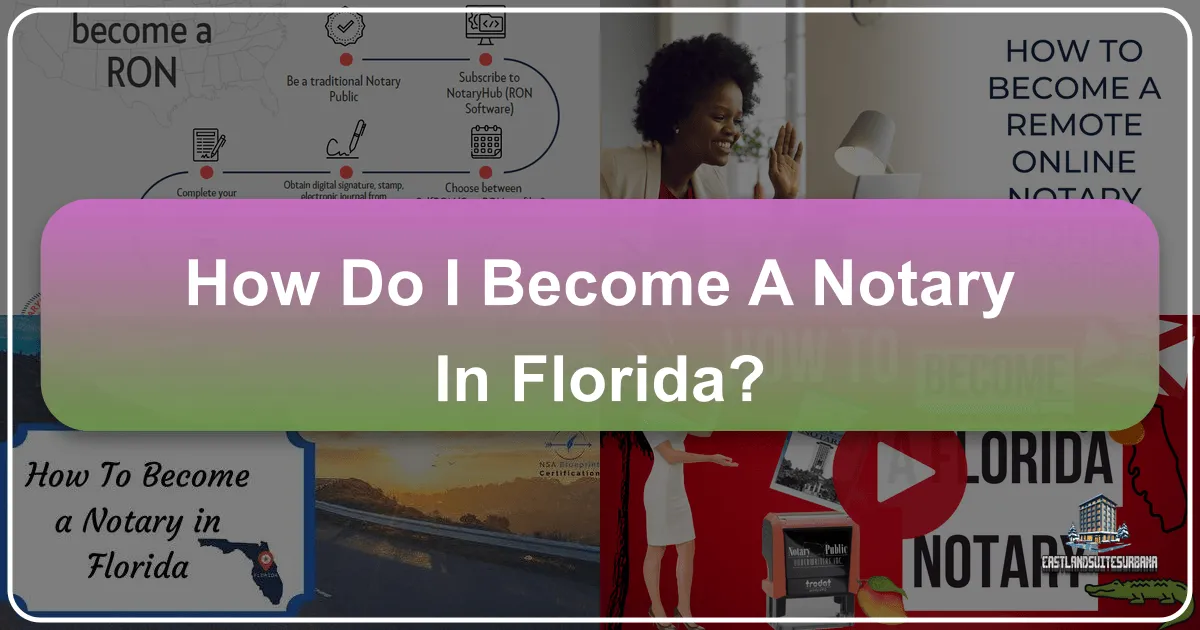 How Do I Become a Notary in Florida