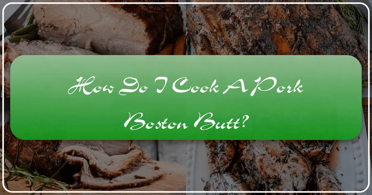 How Do I Cook a Pork Boston Butt?