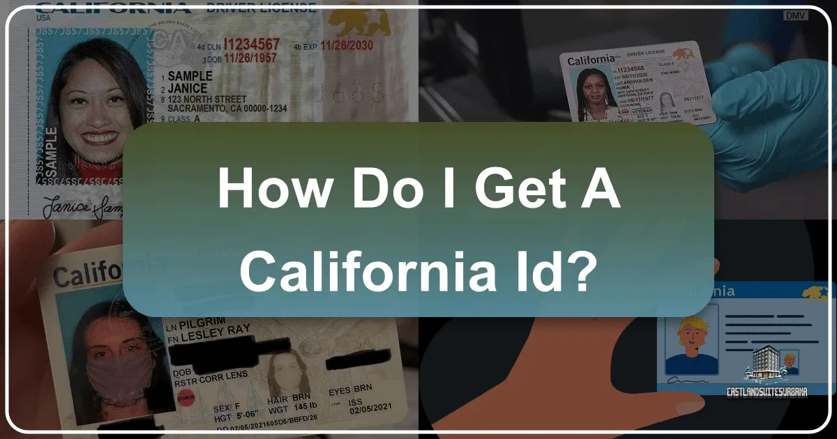 How Do I Get A California Id?