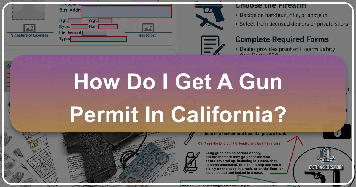 How Do I Get A Gun Permit In California?