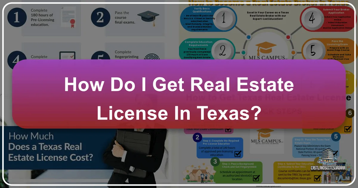 How Do I Get Real Estate License In Texas?
