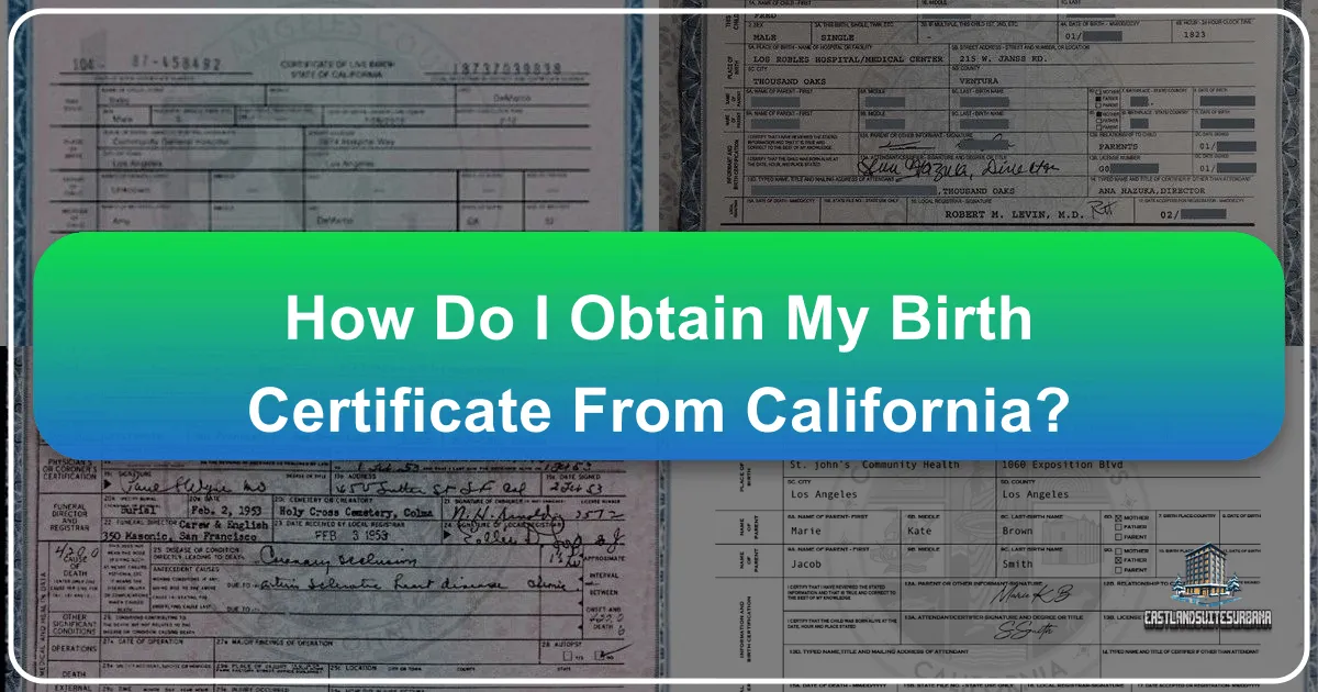 How to Obtain Your Birth Certificate From California