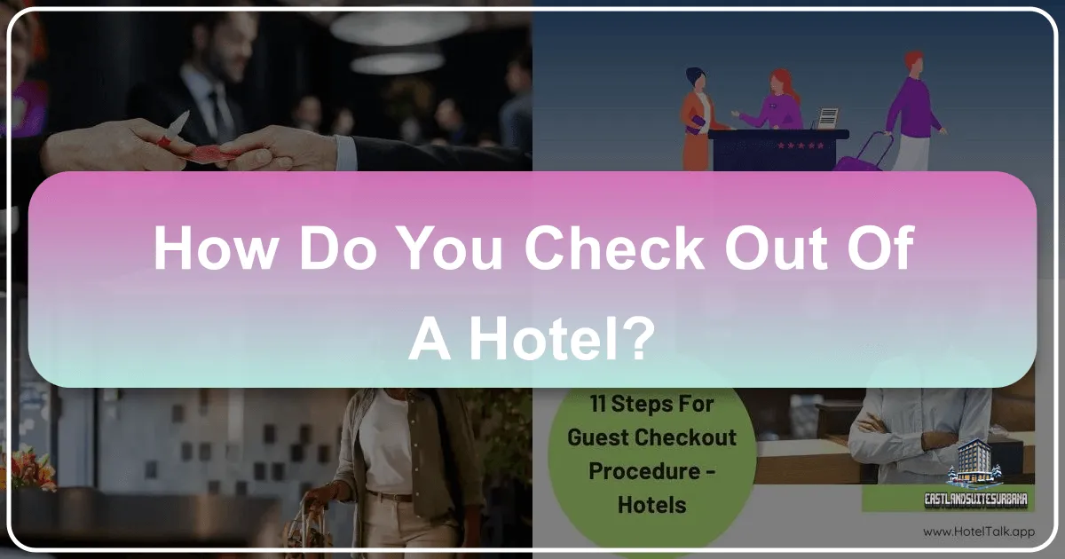 How Do You Check Out of a Hotel?