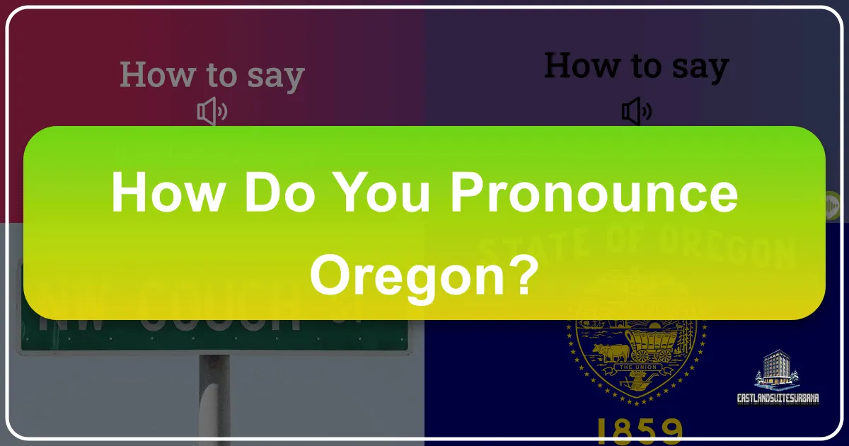 How Do You Pronounce Oregon?